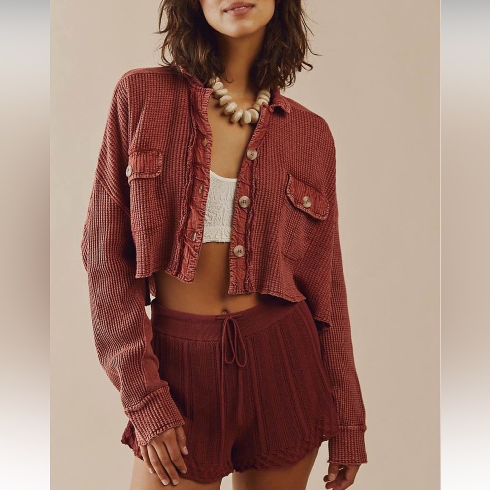 Free People One Scout Cropped Jacket
